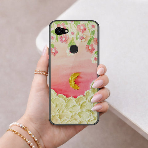 Google Pixel 3a Cover - Floral Series 3 - HQ Premium Shine Durable Shatterproof Case