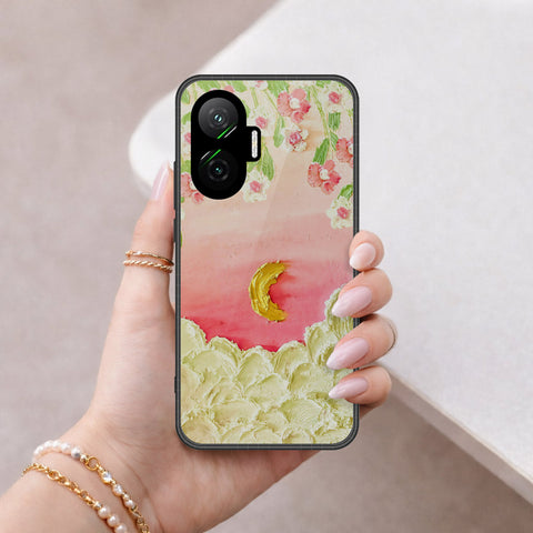 Xiaomi Redmi Turbo 4 Pro Cover - Floral Series 3 - HQ Premium Shine Durable Shatterproof Case