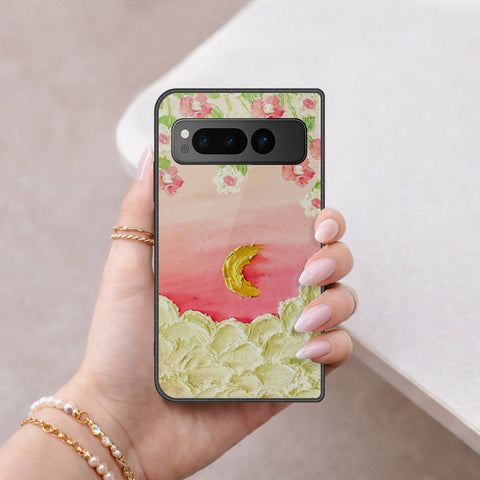 Google Pixel Fold Cover - Floral Series 3 - HQ Premium Shine Durable Shatterproof Case