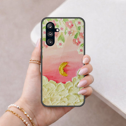Samsung Galaxy M15 Cover - Floral Series 3 - HQ Premium Shine Durable Shatterproof Case
