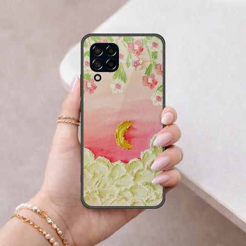 Samsung Galaxy F12 Cover - Floral Series 3 - HQ Premium Shine Durable Shatterproof Case