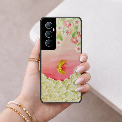 Realme C65 Cover - Floral Series 3 - HQ Premium Shine Durable Shatterproof Case