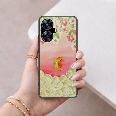 Realme C55 Cover - Floral Series 3 - HQ Premium Shine Durable Shatterproof Case