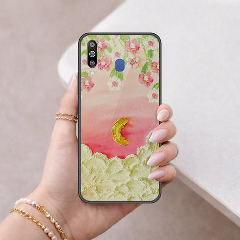 Samsung Galaxy A40s Cover - Floral Series 3 - HQ Premium Shine Durable Shatterproof Case