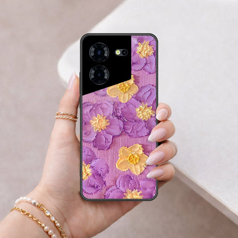 Tecno Pova 5 Cover - Floral Series 3 - HQ Premium Shine Durable Shatterproof Case