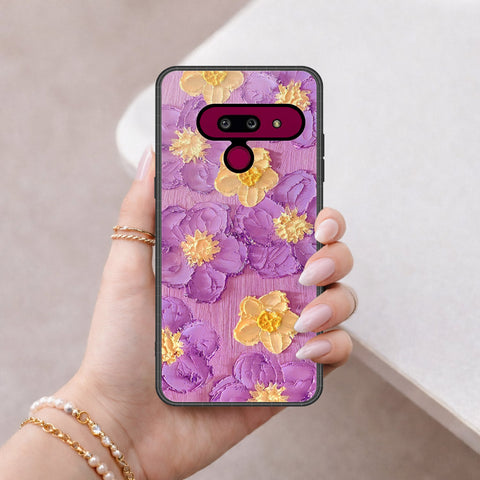 LG G8 ThinQ Cover - Floral Series 3 - HQ Premium Shine Durable Shatterproof Case