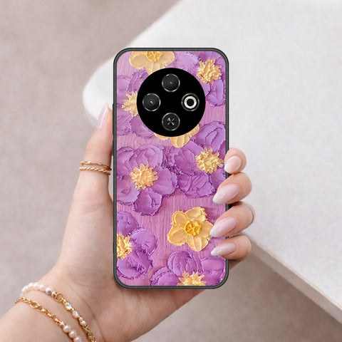Tecno Spark 30C 4G Cover - Floral Series 3 - HQ Premium Shine Durable Shatterproof Case