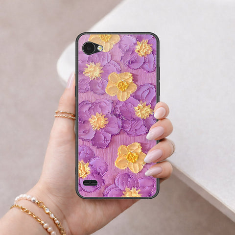 LG Q6 Cover - Floral Series 3 - HQ Premium Shine Durable Shatterproof Case