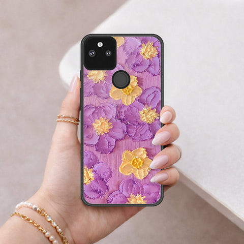 Google Pixel 5a 5G Cover - Floral Series 3 - HQ Premium Shine Durable Shatterproof Case