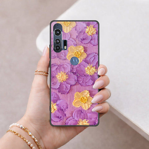 Motorola Edge Plus 2020 Cover - Floral Series 3 - HQ Premium Shine Durable Shatterproof Case
