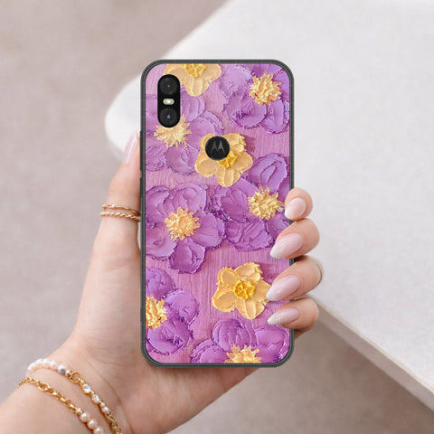 Motorola One Cover - Floral Series 3 - HQ Premium Shine Durable Shatterproof Case