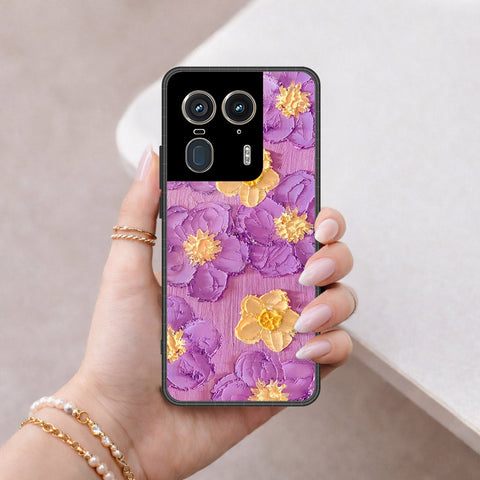 Motorola Edge 50 Ultra Cover - Floral Series 3 - HQ Premium Shine Durable Shatterproof Case