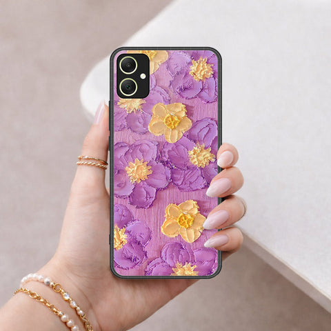 Samsung Galaxy M14 Cover - Floral Series 3 - HQ Premium Shine Durable Shatterproof Case