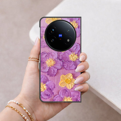 Vivo X Fold 5 Cover - Floral Series 3 - HQ Premium Shine Durable Shatterproof Case