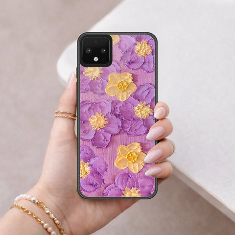 Google Pixel 4 XL Cover - Floral Series 3 - HQ Premium Shine Durable Shatterproof Case