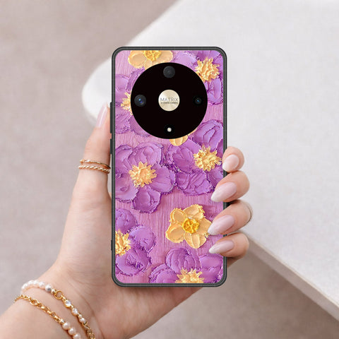 Honor X9a Cover - Floral Series 3 - HQ Premium Shine Durable Shatterproof Case