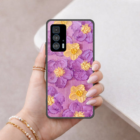 Motorola Edge 20 Pro Cover - Floral Series 3 - HQ Premium Shine Durable Shatterproof Case