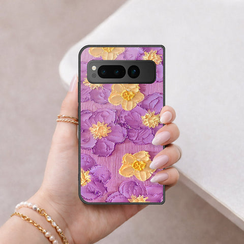 Google Pixel Fold Cover - Floral Series 3 - HQ Premium Shine Durable Shatterproof Case
