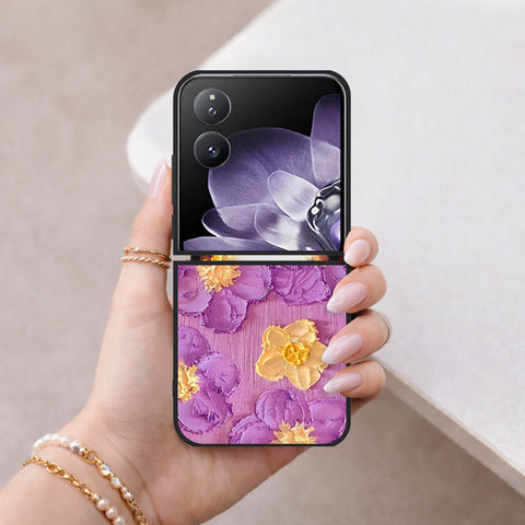 Xiaomi Mix Flip Cover - Floral Series 3 - HQ Premium Shine Durable Shatterproof Case