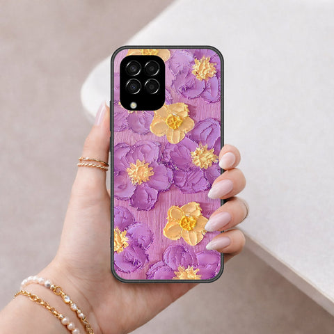 Samsung Galaxy M33 Cover - Floral Series 3 - HQ Premium Shine Durable Shatterproof Case
