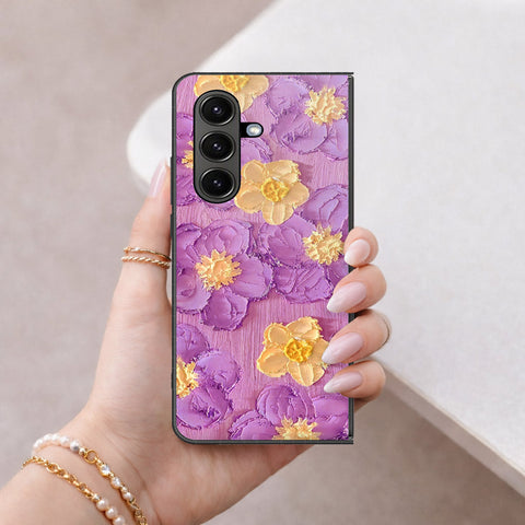 Samsung Galaxy Z Fold 7 Cover - Floral Series 3 - HQ Premium Shine Durable Shatterproof Case