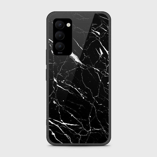 Tecno Camon 18P Cover- Black Marble Series - D76 - HQ Premium Shine Durable Shatterproof Case - Soft Silicon Borders ( Fast Delivery )
