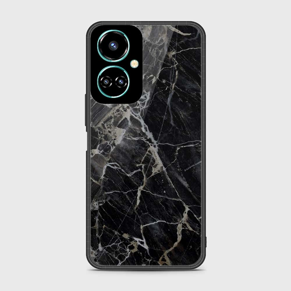 Tecno Camon 19 Pro Cover- Black Marble Series - HQ Premium Shine Durable Shatterproof Case