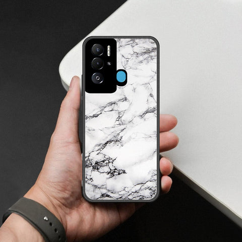 Tecno Pova Neo Cover - White Marble Series - HQ Premium Shine Durable Shatterproof Case