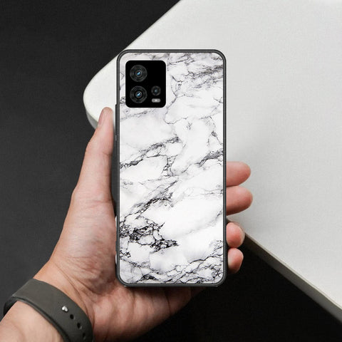 Motorola Moto G72 Cover - White Marble Series - HQ Premium Shine Durable Shatterproof Case