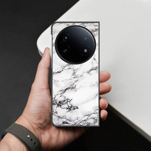 Oppo Find N5 Cover - White Marble Series - HQ Premium Shine Durable Shatterproof Case
