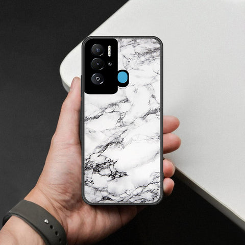 Tecno Pova Neo Cover - White Marble Series - HQ Premium Shine Durable Shatterproof Case