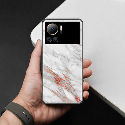 Infinix Note 12 VIP Cover - White Marble Series - HQ Premium Shine Durable Shatterproof Case