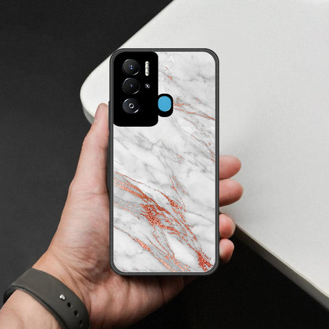 Tecno Pova Neo Cover - White Marble Series - HQ Premium Shine Durable Shatterproof Case