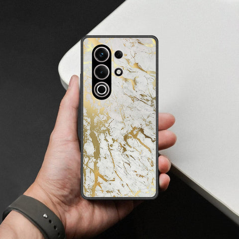 itel S25 Ultra Cover - White Marble Series - HQ Premium Shine Durable Shatterproof Case