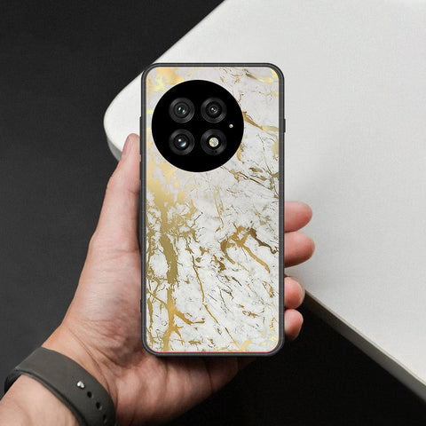 OnePlus 13 Cover - White Marble Series - HQ Premium Shine Durable Shatterproof Case