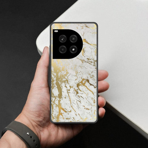OnePlus Ace 2 Cover - White Marble Series - HQ Premium Shine Durable Shatterproof Case