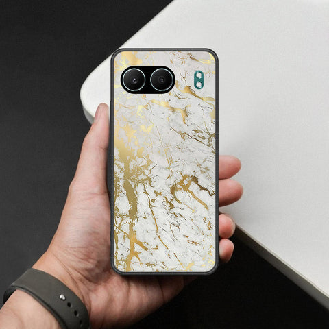OnePlus Nord 4 Cover - White Marble Series - HQ Premium Shine Durable Shatterproof Case