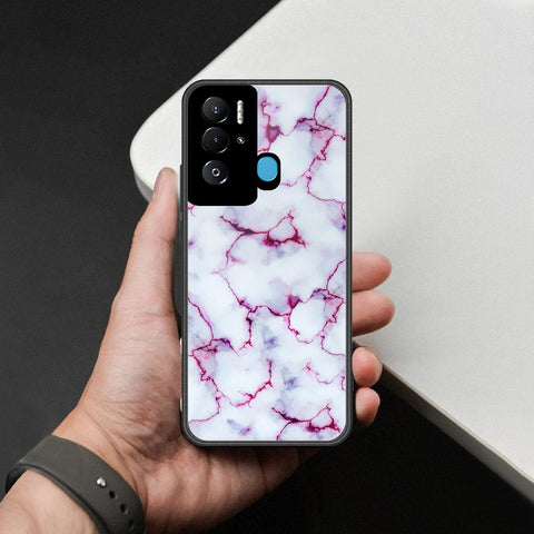 Tecno Pova Neo Cover - White Marble Series - HQ Premium Shine Durable Shatterproof Case