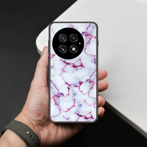 OnePlus 13 Cover - White Marble Series - HQ Premium Shine Durable Shatterproof Case