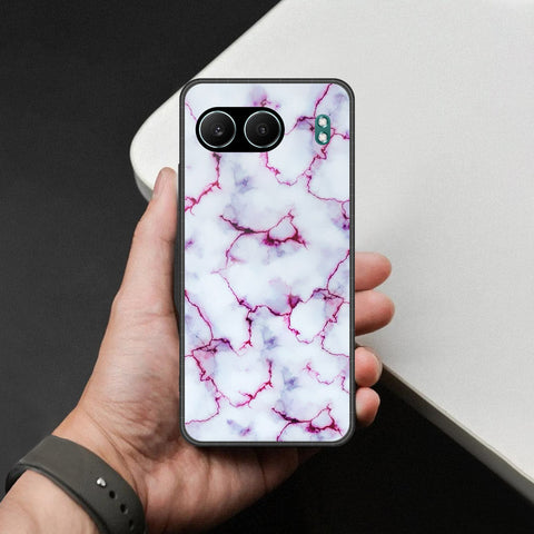 OnePlus Nord 4 Cover - White Marble Series - HQ Premium Shine Durable Shatterproof Case