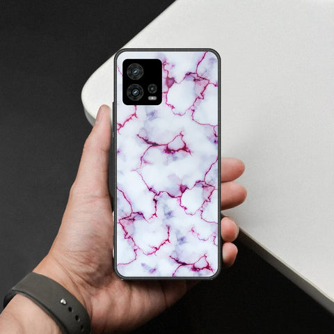 Motorola Moto G72 Cover - White Marble Series - HQ Premium Shine Durable Shatterproof Case