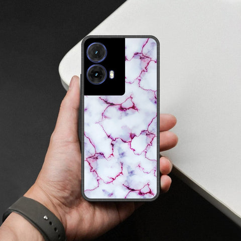 Motorola Moto G85 Cover - White Marble Series - HQ Premium Shine Durable Shatterproof Case