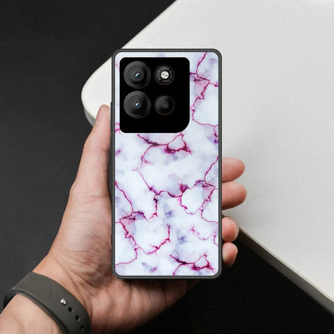 Motorola Moto G15 Cover - White Marble Series - HQ Premium Shine Durable Shatterproof Case