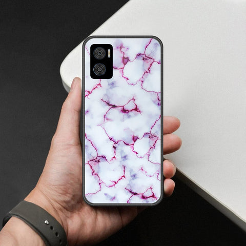 Motorola Moto E22 Cover - White Marble Series - HQ Premium Shine Durable Shatterproof Case