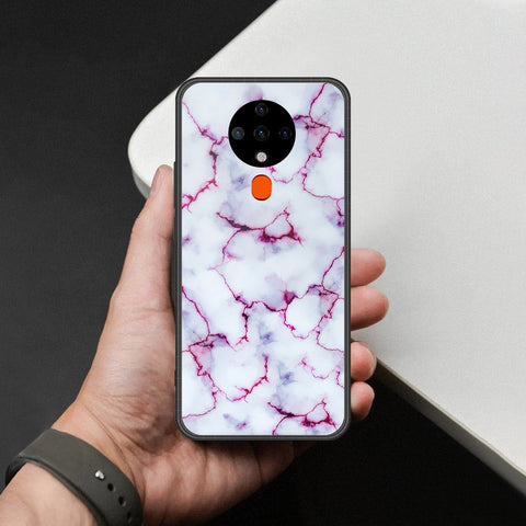 Tecno Spark 6 Cover - White Marble Series - HQ Premium Shine Durable Shatterproof Case