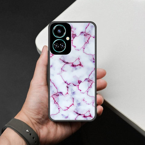 Tecno Camon 19 Pro Mondrian Cover - White Marble Series - HQ Premium Shine Durable Shatterproof Case