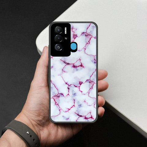 Tecno Pova Neo Cover - White Marble Series - HQ Premium Shine Durable Shatterproof Case