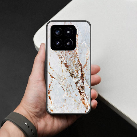 Xiaomi 15 Cover - White Marble Series -HQ Premium Shine Durable Shatterproof Case