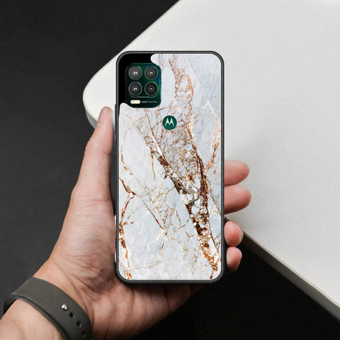 Motorola Moto G Stylus 5G Cover - White Marble Series - HQ Premium Shine Durable Shatterproof Case