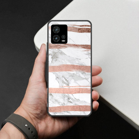 Motorola Moto G72 Cover - White Marble Series - HQ Premium Shine Durable Shatterproof Case